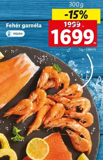 Lidl Fehér garnéla 300 g ajánlat