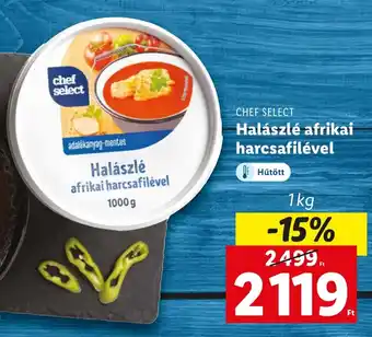Lidl CHEF SELECT Halászlé afrikai harcsafilével 1 kg ajánlat