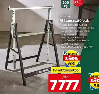 Lidl PARKSIDE Alátámasztó bak 1 db ajánlat