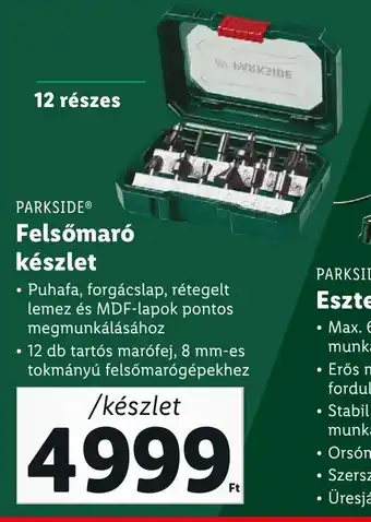 Lidl PARKSIDE Felsőmaró készlet ajánlat