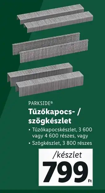 Lidl PARKSIDE Tűzőkapocs-/ szögkészlet ajánlat