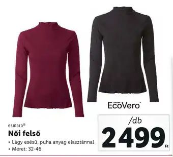 Lidl esmara Női felső 1 db ajánlat