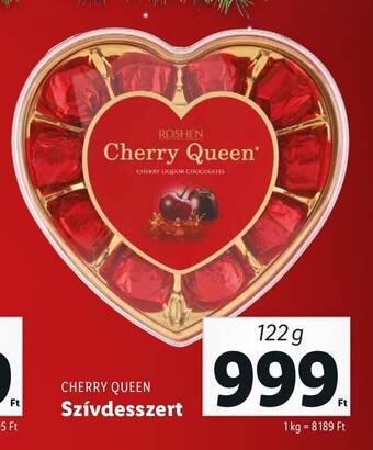 Lidl CHERRY QUEEN Szívdesszert 122 g ajánlat