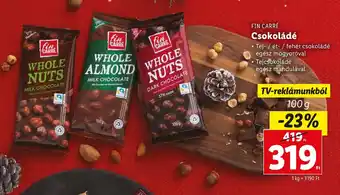 Lidl FIN CARRÉ Csokoládé 100 g ajánlat
