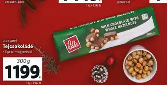 Lidl FIN CARRÉ Tejcsokoládé 300 g ajánlat