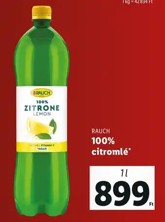 RAUCH 100% citromlé 1 l