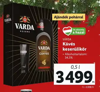VÁRDA Kávés keserűlikőr 0,5 l
