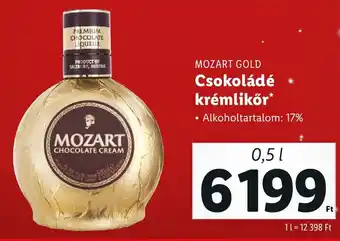 Lidl MOZART GOLD Csokoládé krémlikőr 0,5 l ajánlat