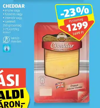 ALDI CHEDDAR 350 g ajánlat