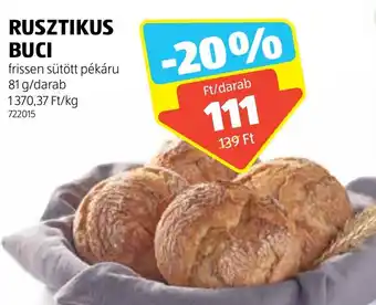 ALDI RUSZTIKUS BUCI 81 g ajánlat