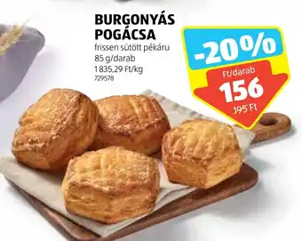 ALDI BURGONYÁS POGÁCSA 85 g ajánlat