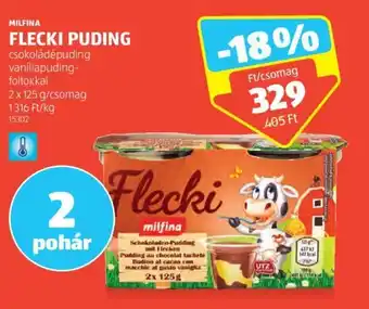 ALDI MILFINA FLECKI PUDING 2 x 125 g ajánlat