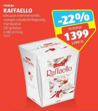 ALDI FERRERO RAFFAELLO 230 g ajánlat
