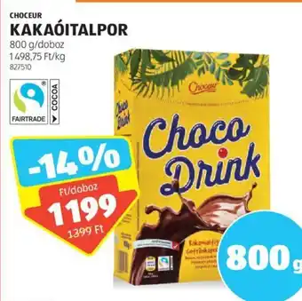 ALDI CHOCEUR KAKAÓITALPOR 800 g ajánlat