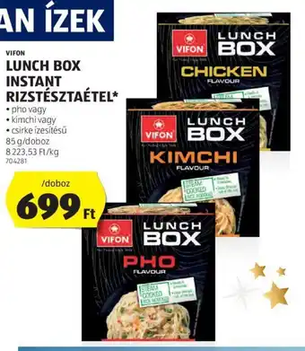 VIFON LUNCH BOX INSTANT RIZSTÉSZTAÉTEL 85 g