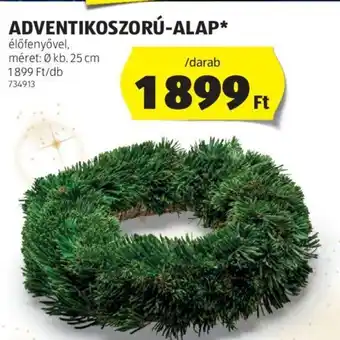 ALDI ADVENTIKOSZORÚ ALAP ajánlat