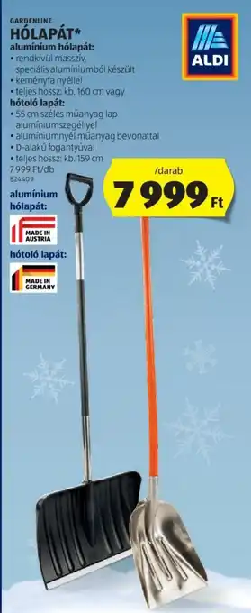 GARDENLINE HÓLAPÁT alumínium hólapát