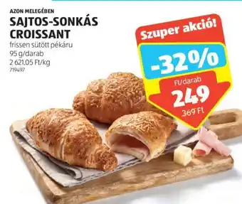 AZON MELEGÉBEN SAJTOS-SONKÁS CROISSANT 95 g