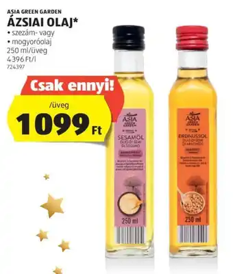 ALDI ASIA GREEN GARDEN ÁZSIAI OLAJ 250 ml ajánlat