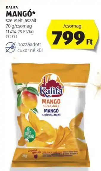 ALDI KALIFA MANGÓ 70 g ajánlat