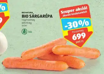 ALDI BIO NATURA BIO SÁRGARÉPA 1 kg ajánlat