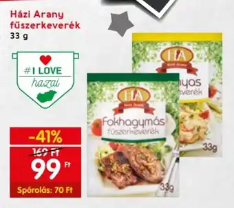 Spar Házi Arany fűszerkeverék 33 g ajánlat