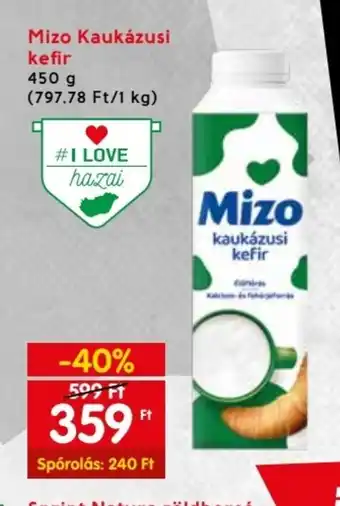 Spar Mizo Kaukázusi kefir 450 g ajánlat