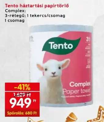 Tento háztartási papírtörlő 1 tekercs
