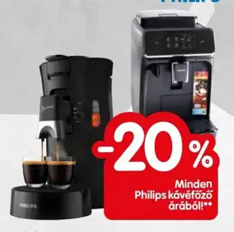 Minden Philips kávéfőző árából!