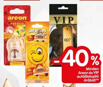 Spar Minden Areon és VIP autóillatosító árából! ajánlat