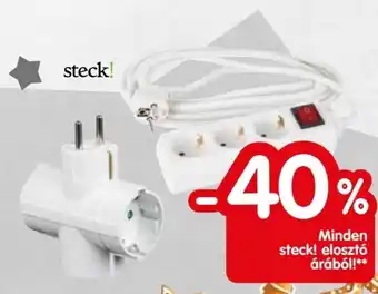 Minden steck! elosztó árából!