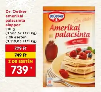 Spar Dr. Oetker amerikai palacsinta alappor 210 g ajánlat