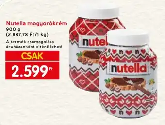 Nutella mogyorókrém 900 g