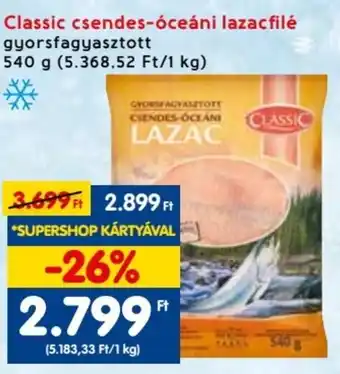 Spar Classic csendes-óceáni lazacfilé 540 g ajánlat