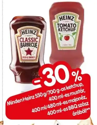 Spar Minden Heinz 550 g/700 g-os ketchup stb. árából! ajánlat