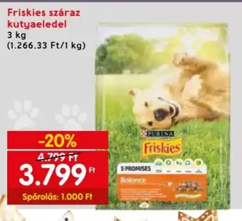 Spar Friskies száraz kutyaeledel 3 kg ajánlat