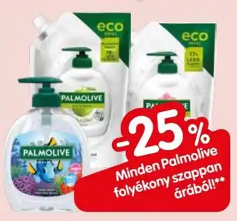 Spar Minden Palmolive folyékony szappan árából! ajánlat