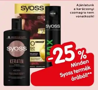 Spar Minden Syoss termék árából! ajánlat