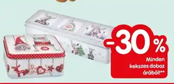 Spar Minden kekszes doboz árából! ajánlat