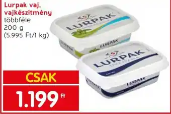Spar Lurpak vaj, vajkészítmény 200 g ajánlat