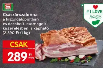 Spar Császárszalonna 10 dkg ajánlat
