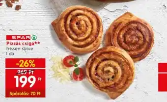 Spar SPAR Pizzás csiga 1 db ajánlat