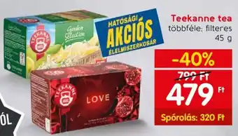 Spar Teekanne tea 45 g ajánlat