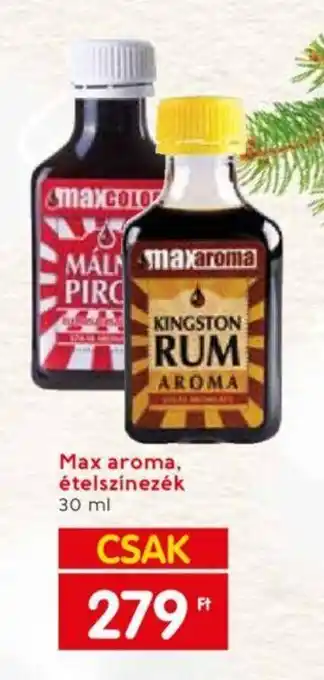 Spar Max aroma, ételszínezék 30 ml ajánlat