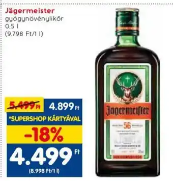 Spar Jägermeister 0,5 l ajánlat