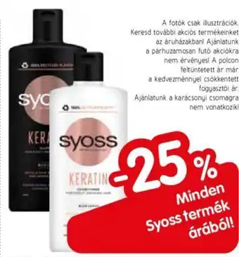 Spar Minden Syoss termék árából! ajánlat