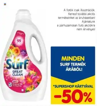 Spar MINDEN SURF TERMÉK ÁRÁBÓL ajánlat
