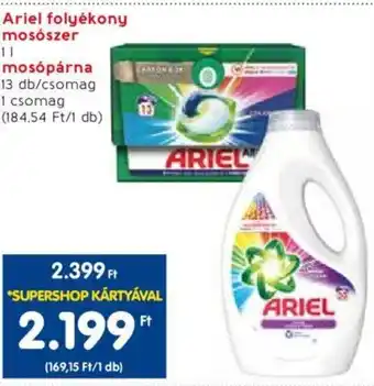 Spar Ariel folyékony mosószer 1l ajánlat