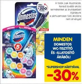 Spar MINDEN DOMESTOS WC TISZTÍTÓ ÉS ILLATOSÍTÓ ÁRÁBÓL ajánlat