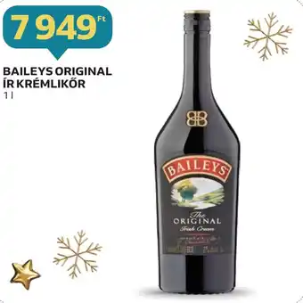 Auchan BAILEYS ORIGINAL ÍR KRÉMLIKŐR 1l ajánlat